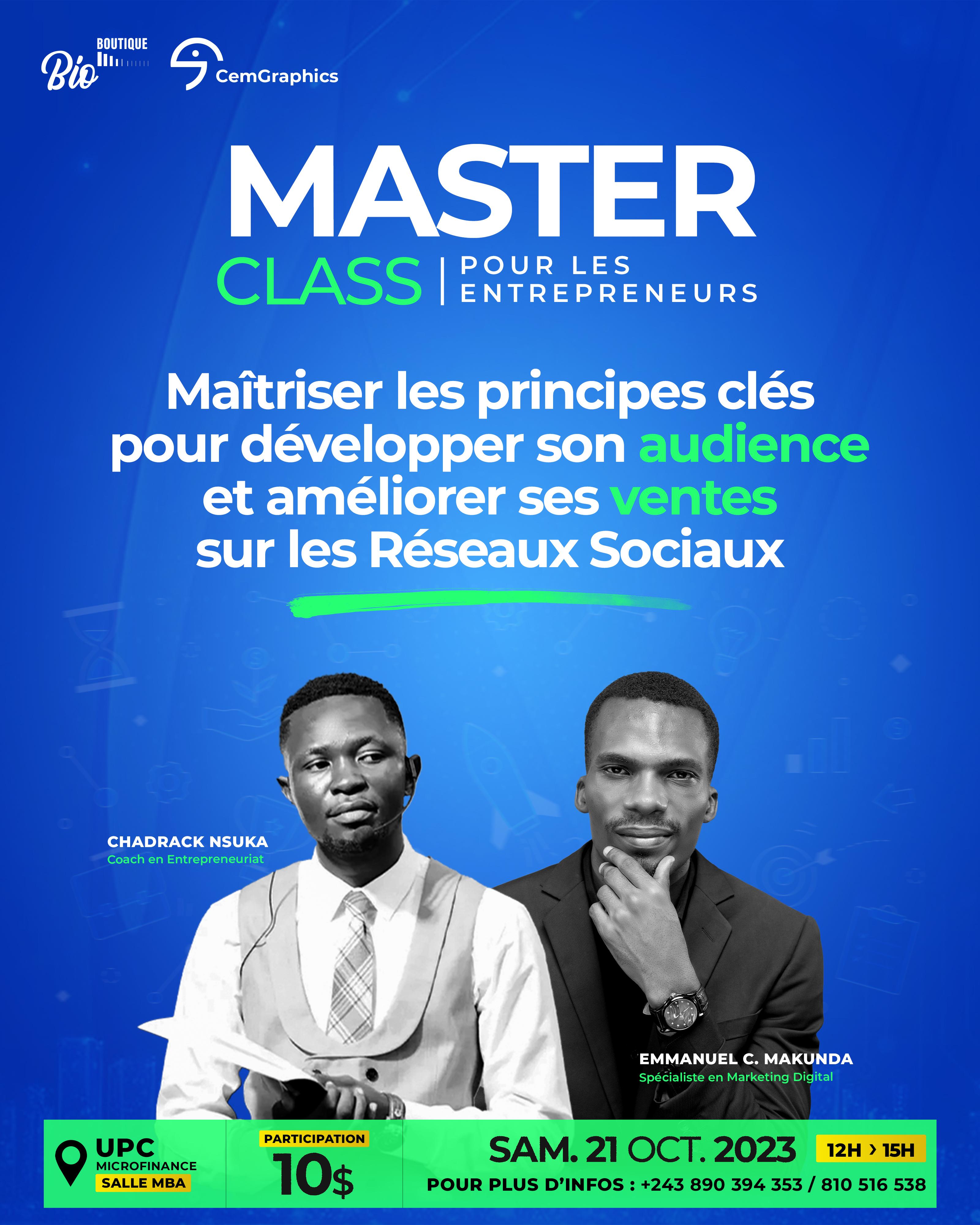 Master class octobre 2023